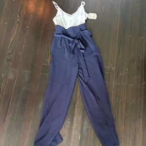 Business Brunch in Blue ✈️🦋✨ Alterd State Jumpsuit